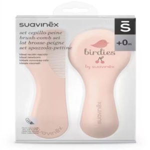 Set Cepillo y Peine  +0 M Rosado Suavinex