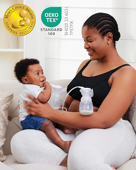 Brasier de Lactancia y Extracción Black L - Momcozy - Imagen 5