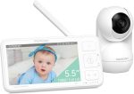 Monitor de Bebé con Cámara Full HD Momcozy 5.5" Circuito Cerrado