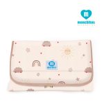 Cambiador Portátil Premium – Beige Sol, nubes y estrellas