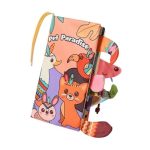 Libro Sensorial de Tela para Bebé – Pet Paradise | Estimulación Temprana 0+ Meses