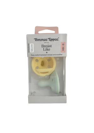 Chupones Tommee Tippee Breast Like- pack de 2 unid (0-6 M)