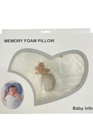 Almohada Viscoelástica para Bebé – Memory Foam - Ositos