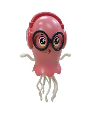 Calamar interactivo Musical - Fucsia