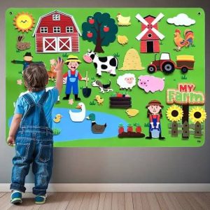 Set de tablero de cuentos de Animales de Granja