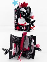 LIBRO NEGRO Y ROJO ANIMALITOS