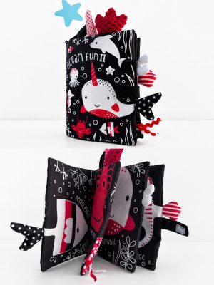 LIBRO NEGRO Y ROJO ANIMALITOS