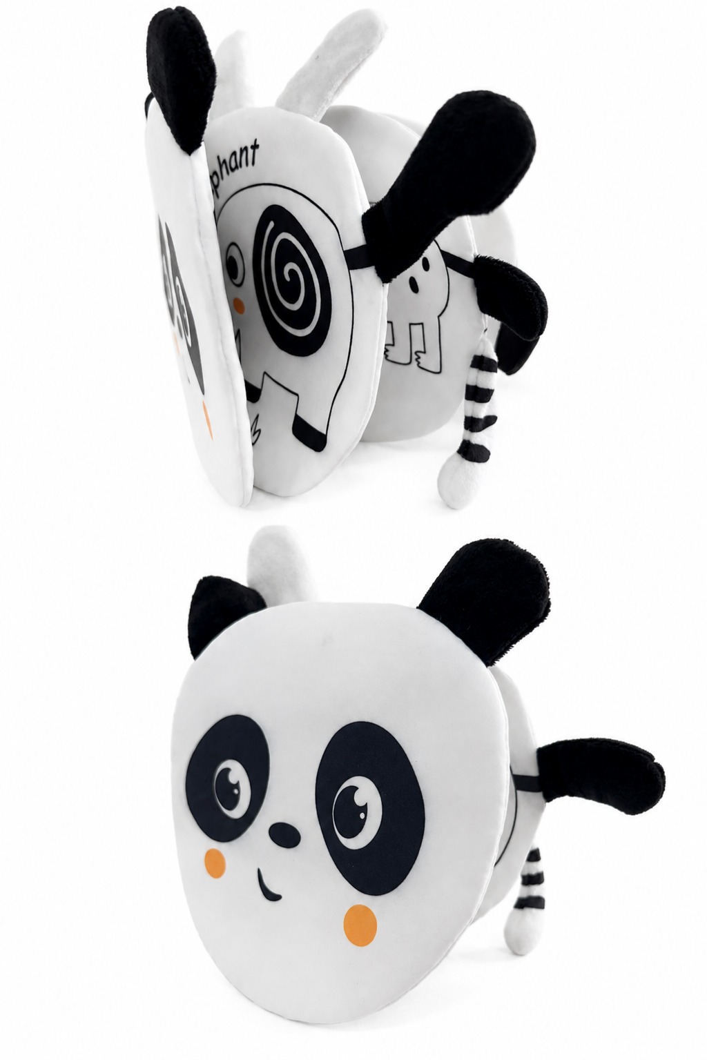 LIBRO SENSORIAL BLANCO Y NEGRO PANDA