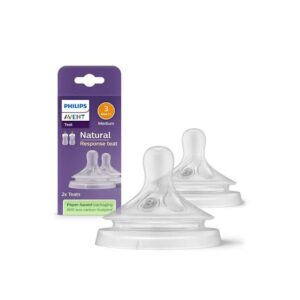 Tetina Philips Avent Natural Response Flujo 3 Medio – Pack x2