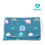 Cambiador Portátil Premium – Elefante Rosa y Arcoíris