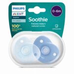 Chupón Soothie Philips Avent para Recién Nacidos 0-6M Azul