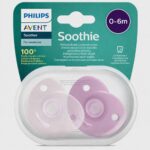 Chupón Soothie Philips Avent para Recién Nacidos 0-6M Rosa