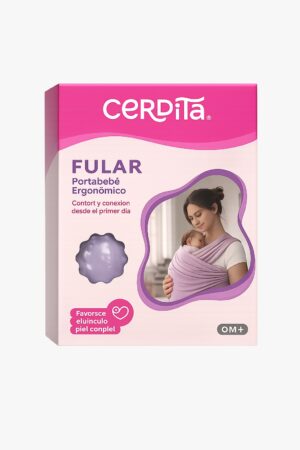 Fular Portabebé Ergonómico Cerdita 0M+- Lila