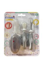SET DE CEPILLOS DENTALES DE ENTRENAMIENTO GRIS- SANTOLEE