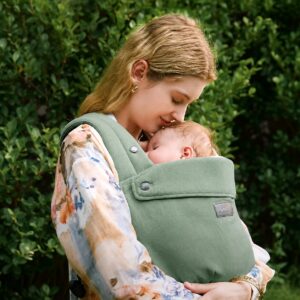 PORTABEBÉS ERGONÓMICO - VERDE SALVIA